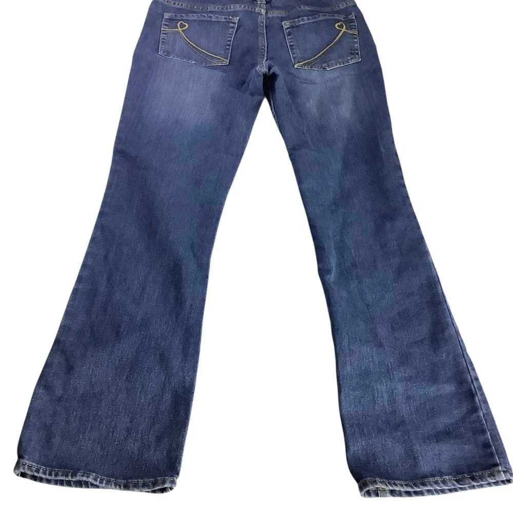 Est 89 Place Girls Bootcut Stretch Denim Jeans Blue Size 14 5 Pocket Style‎